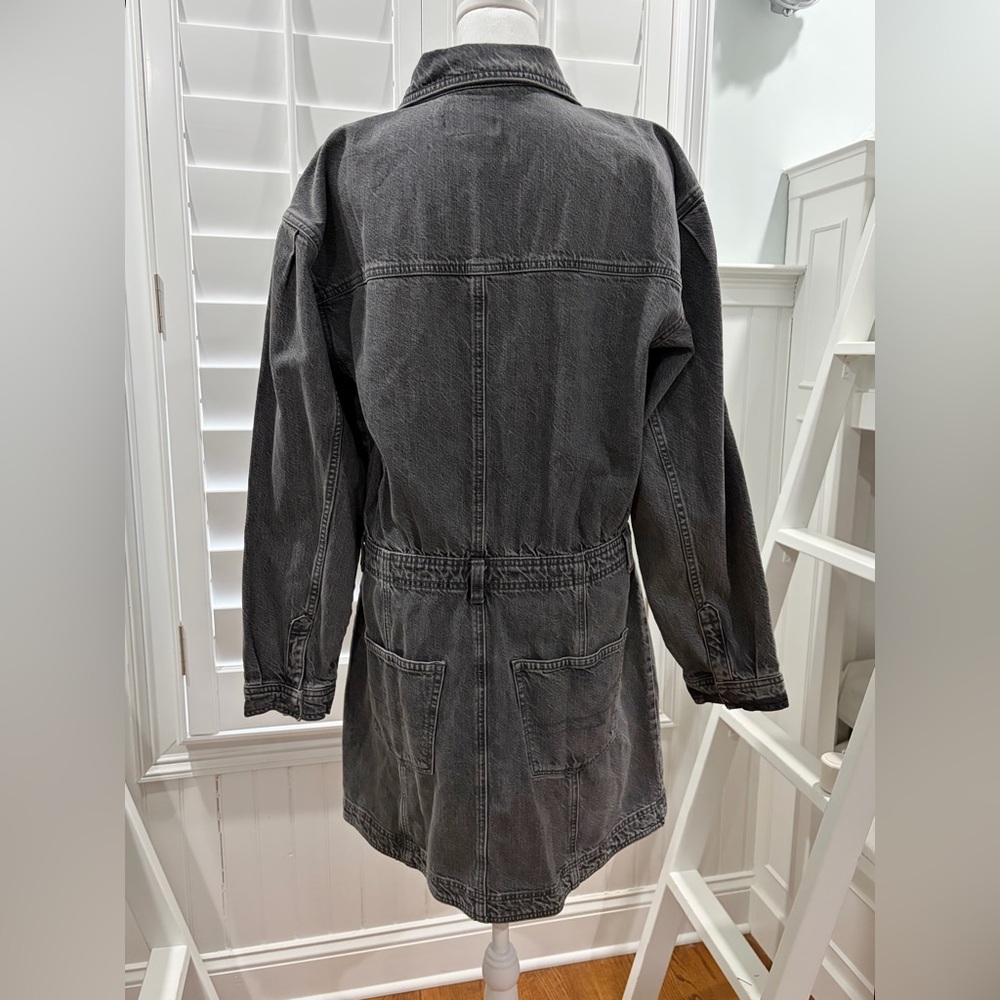 American Eagle Dark Wash Denim Dress (L) - Picture 5 of 9
